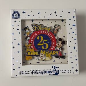 Disney Parks 2025 25th Anniversary of Pin Trading Jumbo Pin LE